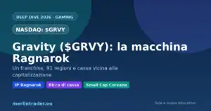 GRVY cover EVOLUTO EU 2026 Gravity GRVY deep dive 2026 - macchina Ragnarok, controllo GungHo