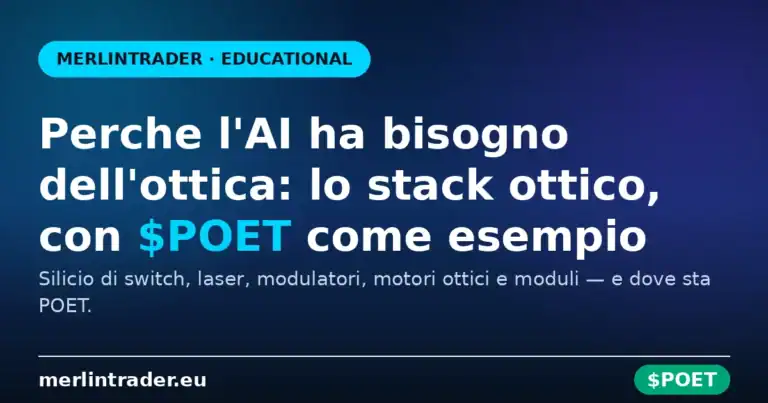 POET stack cover eu IT Lo stack dell interconnessione ottica AI spiegato con POET Technologies come esempio