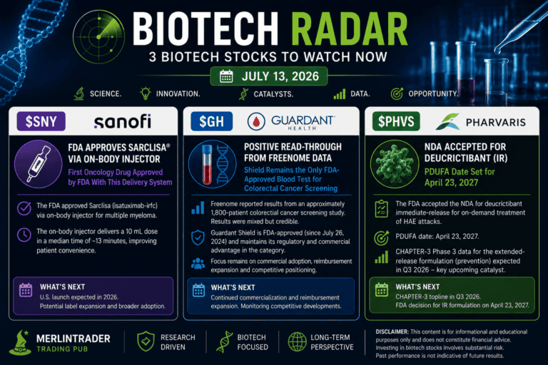 Biotech radar luglio 13