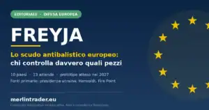 Freyja, lo scudo antibalistico europeo: bandiera europea e il progetto di difesa antimissile dei dieci paesi della coalizione