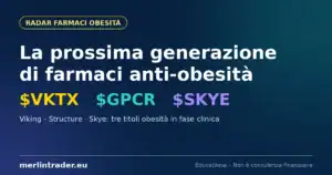 obesity radar vktx gpcr skye cover it Radar farmaci obesità: VKTX Viking, GPCR Structure, SKYE Skye titoli dimagranti in fase clinica — Merlintrader