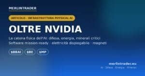 oltre nvidia physical ai cover Oltre Nvidia infrastruttura Physical AI difesa energia minerali $BBAI $BE $MP