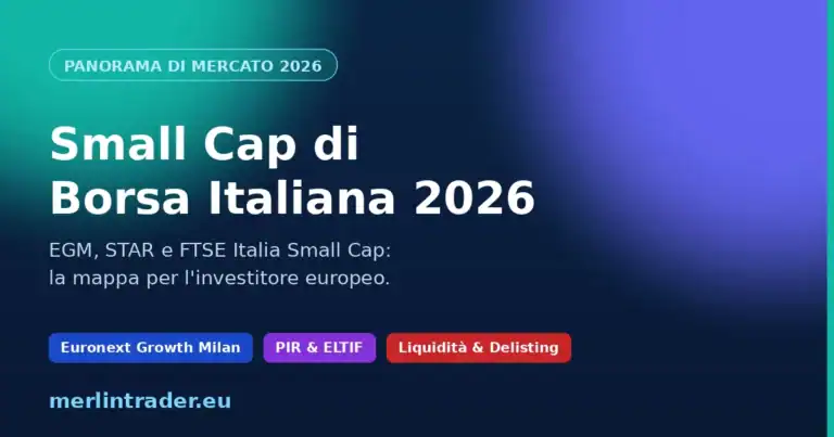smallcap italia cover eu Small cap di Borsa Italiana 2026 - Euronext Growth Milan, STAR, PIR ed ELTIF - Merlintrader