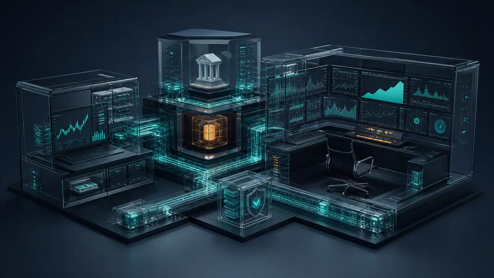 Illustrazione editoriale originale per la scheda Webank Trading