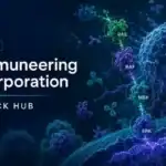 Immuneering Corporation IMRX Stock Hub scientific cover with Merlintrader Trading Pub logo