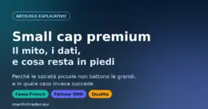 small cap premium mito dati Small cap premium: cosa dicono davvero i dati sui rendimenti delle società a bassa capitalizzazione