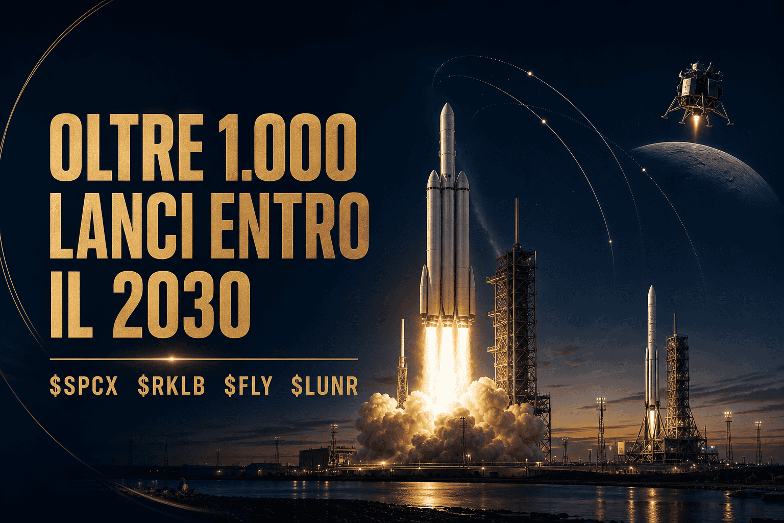 space policy 1000 launches eu Policy spaziale USA dei 1.000 lanci e titoli $SPCX, $RKLB, $FLY e $LUNR