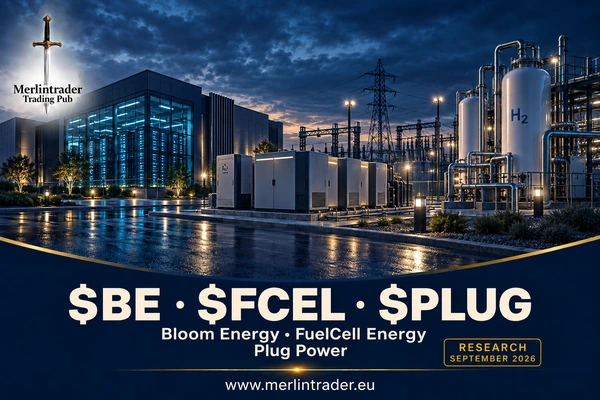 be fcel plug research september 2026 600x400 1 Copertina Merlintrader Research: Bloom Energy, FuelCell Energy e Plug Power, settembre 2026