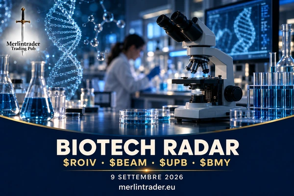 Biotech Radar 9 settembre 2026: $ROIV, $BEAM, $UPB, $BMY