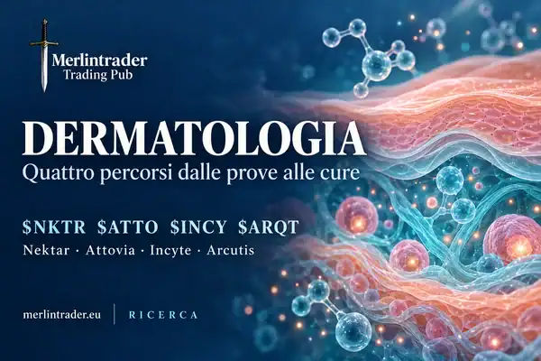 $NKTR $ATTO $INCY $ARQT: la prova della dermatologia