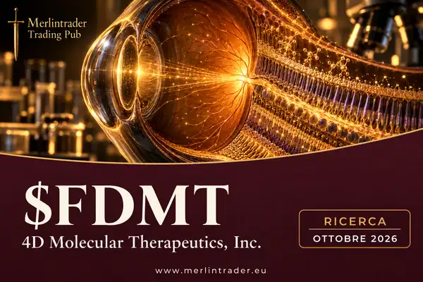 4D Molecular Therapeutics, Inc. $FDMT: illustrazione della ricerca sulla retina, Merlintrader ottobre 2026
