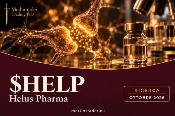 Helus Pharma $HELP — illustrazione editoriale della ricerca biotecnologica