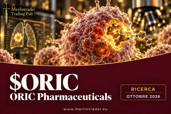 Copertina editoriale ORIC Pharmaceuticals — ricerca ottobre 2026